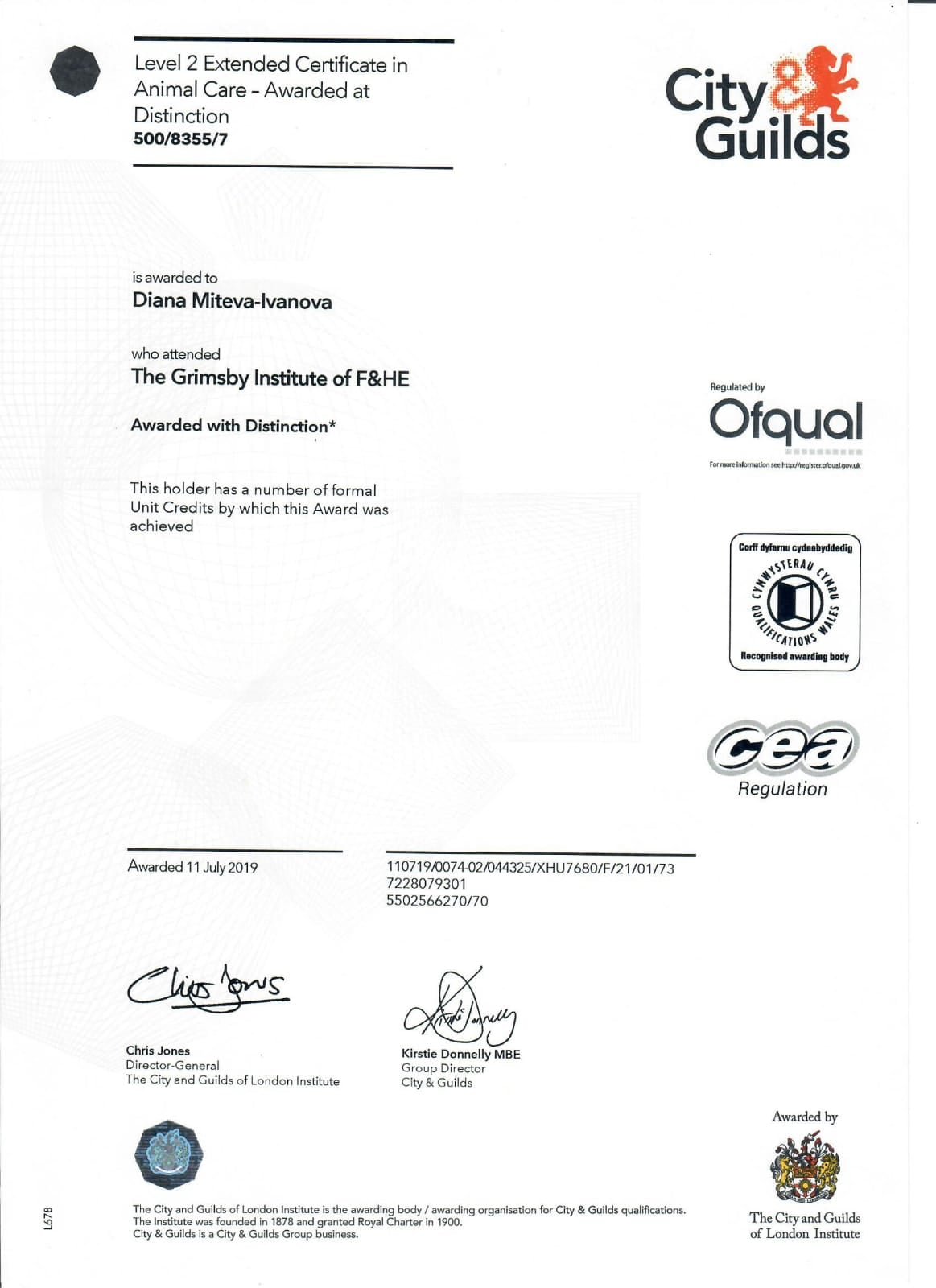 Certification 2